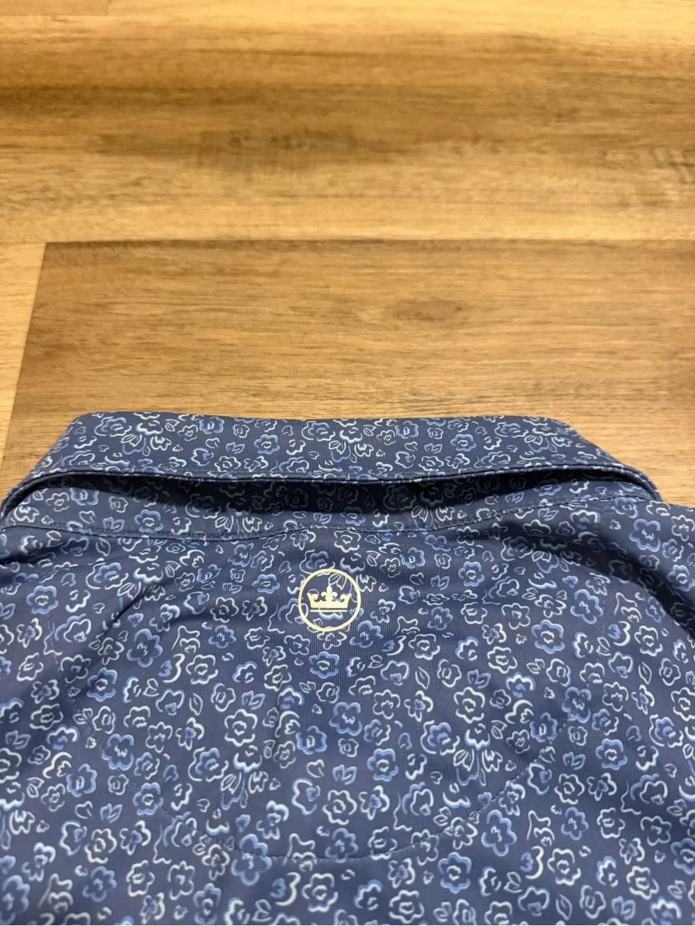 Peter Millar Summer Comfort Essex County Manchester Polo Shirt Mens XL Blue
